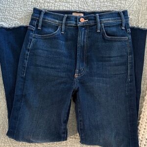 MOTHER The Hustler Ankle Fray Jean